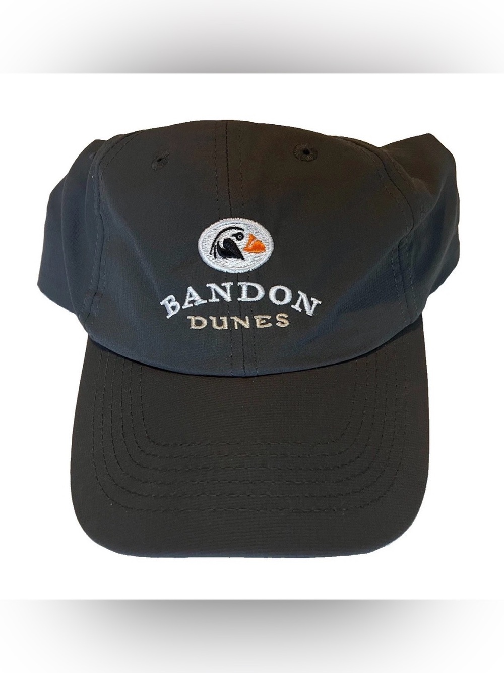 EUC Men's OSFA Imperial Bandon Dunes Puffin Grey Golf Hat Cap Adjustable